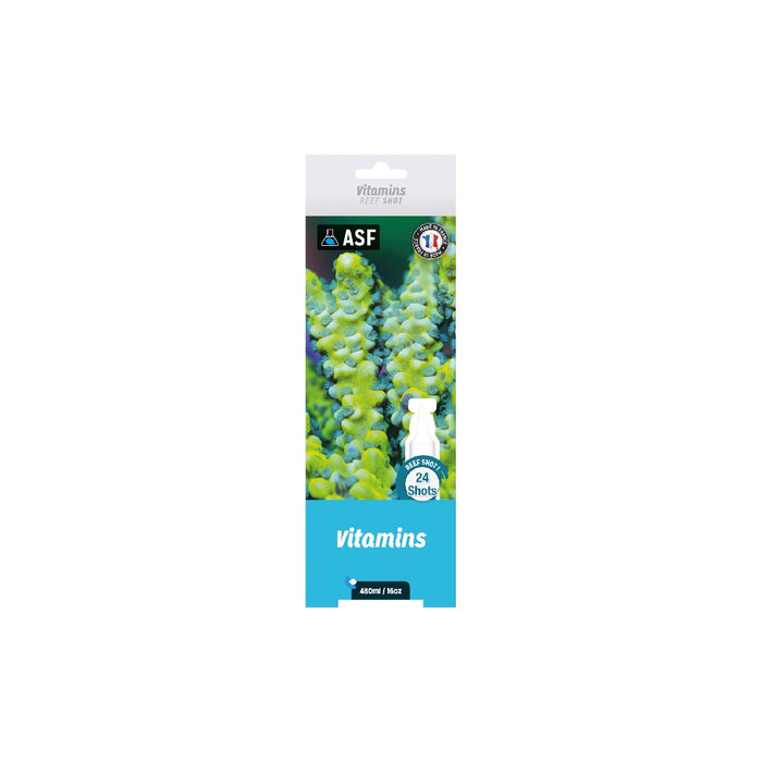 Aquarium Systems Asf Vitamin Reef Shots - 24 X 20ml Vials