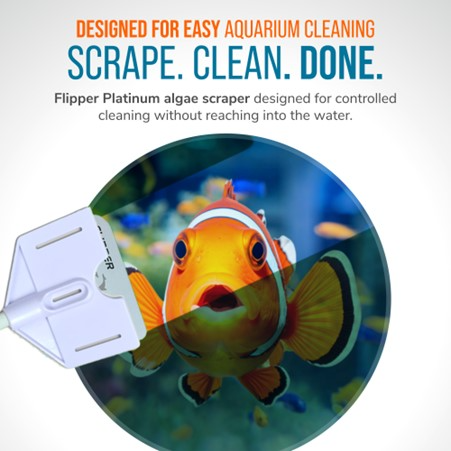 Flipper Platinum Aquarium Algae Scraper 28"