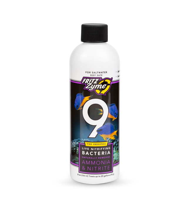 Fritz Aquatics Fritzzyme 9 Saltwater Nitrifying Bacteria 236ml/8oz