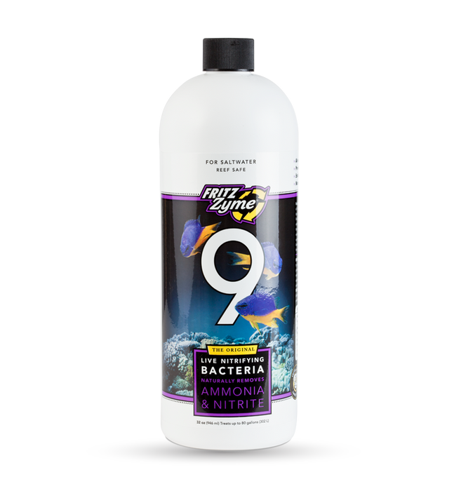 Fritz Aquatics Fritzzyme 9 Saltwater Nitrifying Bacteria 946ml/32oz