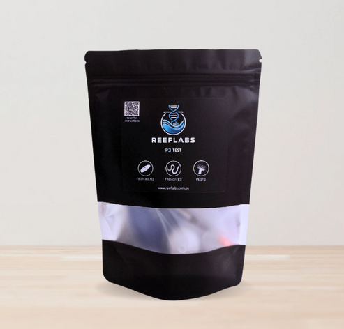 Reeflabs Aquarium P3 Test Kit (pests, Pathogens, Parasites, Toxic Algae)