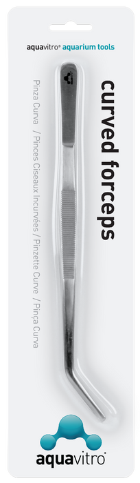 Aquavitro Curved Forceps 25cm\