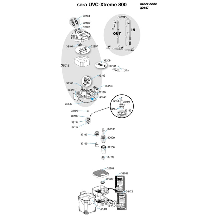 Sera Uvc-xtreme 800 Canister Filter