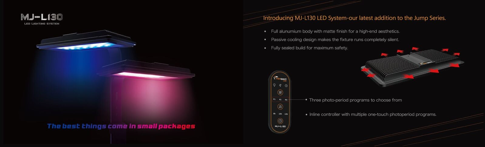 Maxspect Jump Mj-l130 Freshwater/refugium Led Light 30w