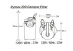 Dymax Rf Canister 700 (750l/h)