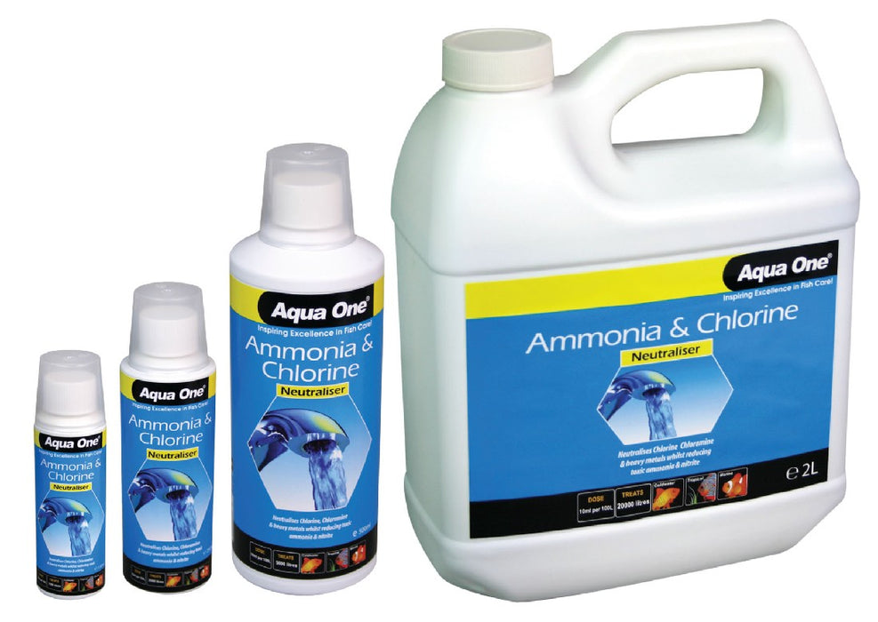 Aqua One Ammonia Remover Chlorine Neutraliser 250ml Treatment (92108)