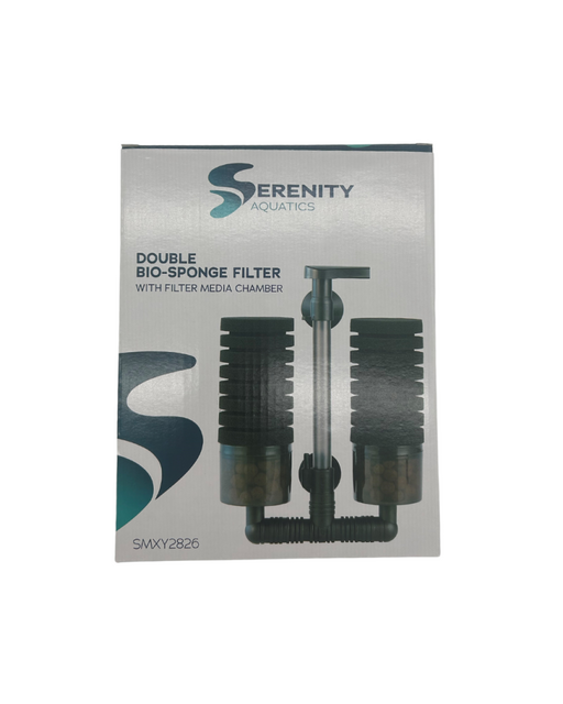Serenity Bio Sponge Filter With Filter Media Chamber - Double