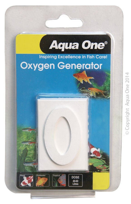 Aqua One Block O2 Plus Oxygen 20g (95000) - IWAquariums