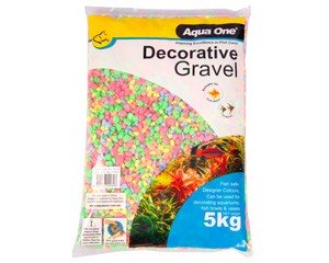 Aqua One Decorative Gravel 5kg Neon 4 To 6mm No.2 - IWAquariums