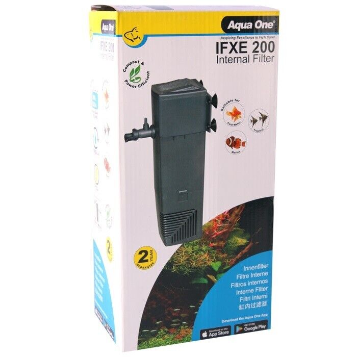 Aqua One Ifxe 200 Internal Filter 1000l/hr - IWAquariums