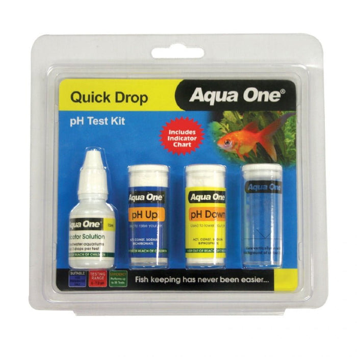 Aqua One Quick Drop Ph Test Kit - IWAquariums