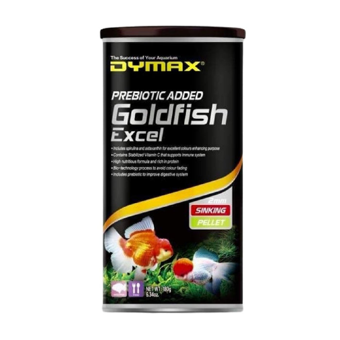 Dymax Goldfish Excel 180g Sinking Pellet - IWAquariums