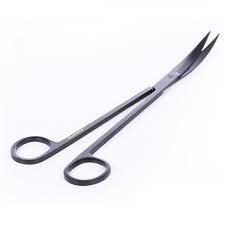 Dymax Stainless Steel Scissors - Curved - IWAquariums