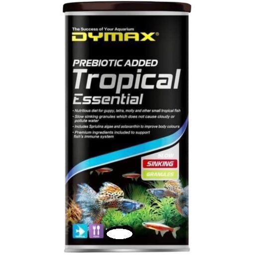 Dymax Tropical Essential 420g Sinking Granules - IWAquariums