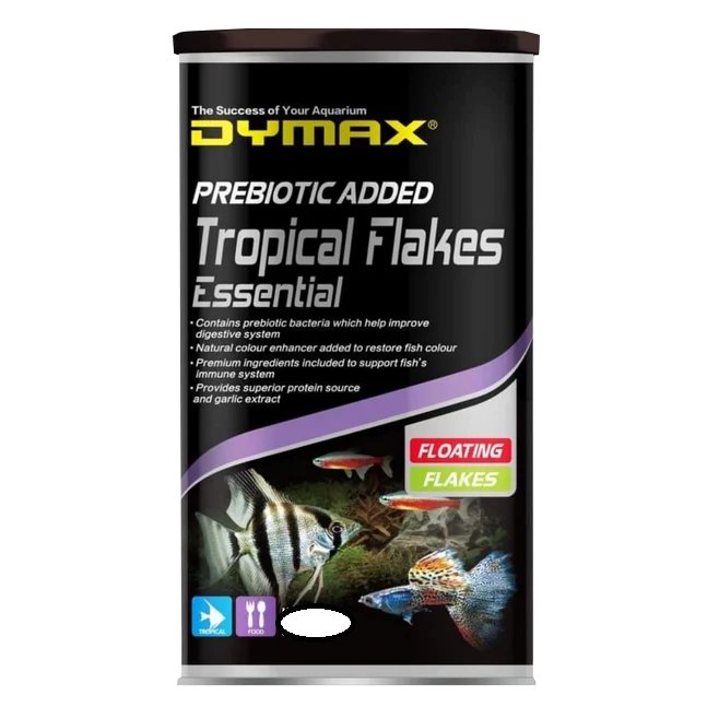 Dymax Tropical Flakes Essential 150g Floating Flake - IWAquariums