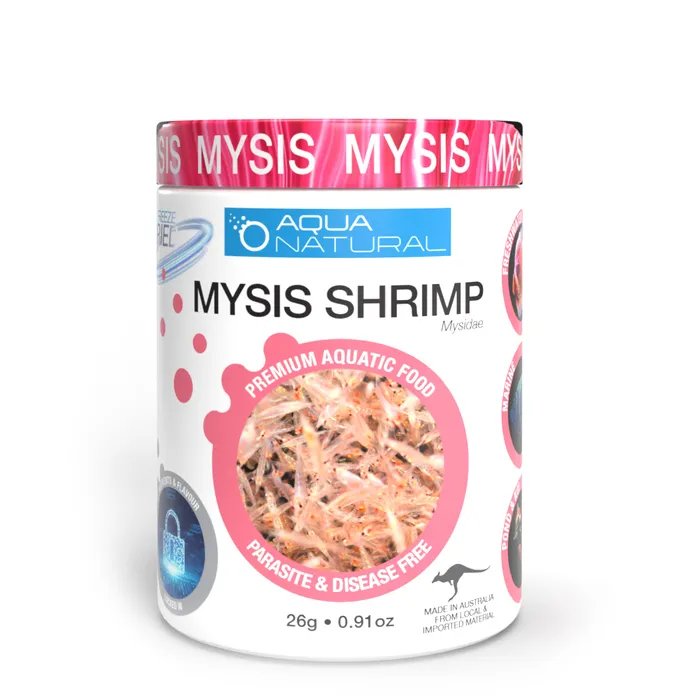 Aqua Natural Freeze Dried Mysis Shrimp 26g - IWAquariums