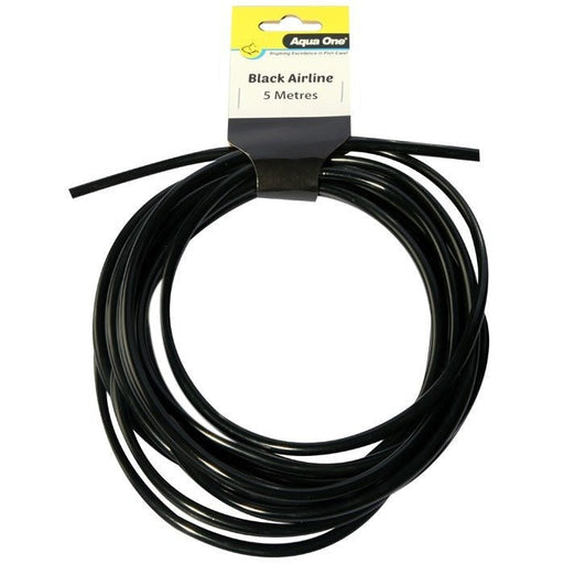 Aqua One Air Line PVC 5m Black (10404BK) - IWAquariums