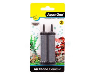 Aqua One Air Stone Ceramic 70x15mm 2pk (10159)-IWAquariums