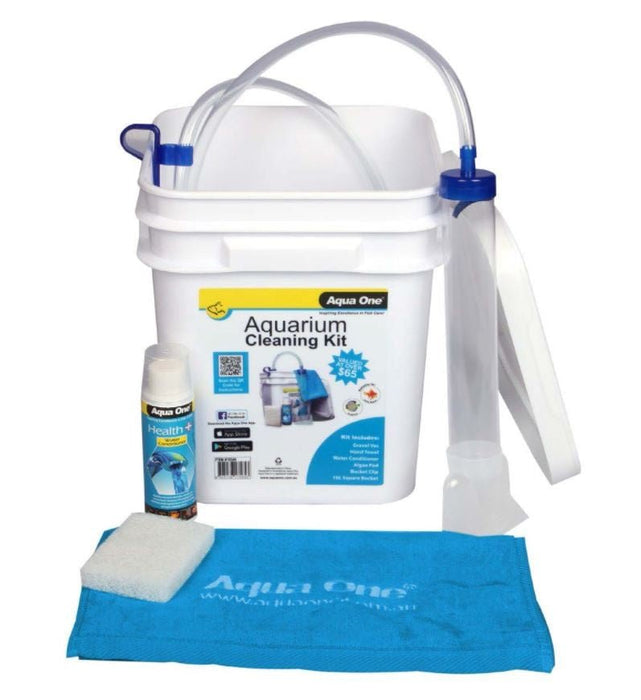 Aqua One Aquarium Cleaning Bucket Kit (10349) - IWAquariums