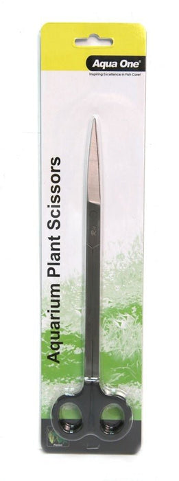 Aqua One Aquarium Plant Scissors Straight (20039) - IWAquariums