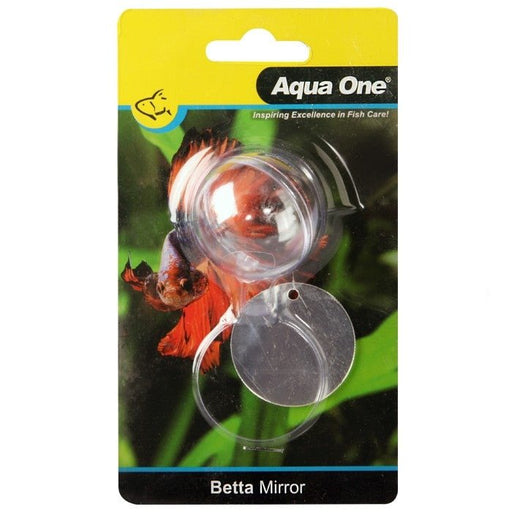 Aqua One Betta Mirror with Float Acrylic 17cm (28454) - IWAquariums