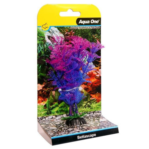 Aqua One Bettascape Betta Ambulia Purple (28356) - IWAquariums