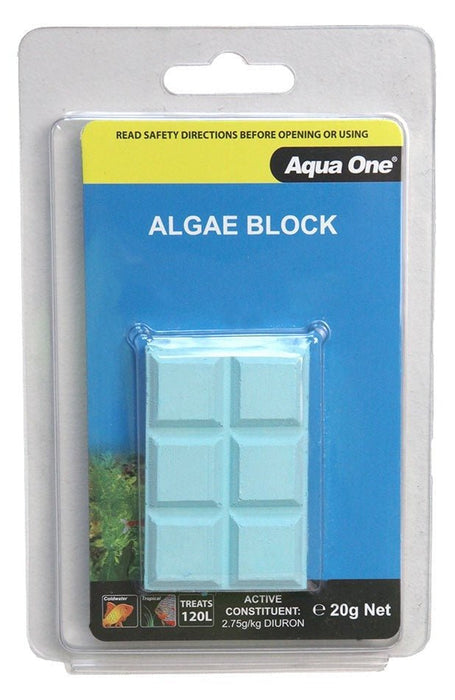 Aqua One Block Aqua Algae 20g (95001) - IWAquariums