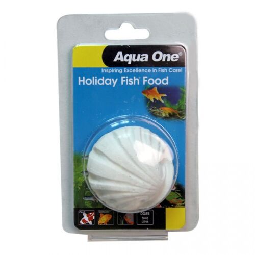 Aqua One Block Holiday Fish Food 40g (95005) - IWAquariums