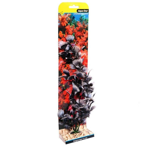 Aqua One Brightscape Xlarge Fan Palm Black 40cm (28437) - IWAquariums