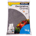 Aqua One Decorative Gravel 1kg Black Silica 1mm (10287) - IWAquariums