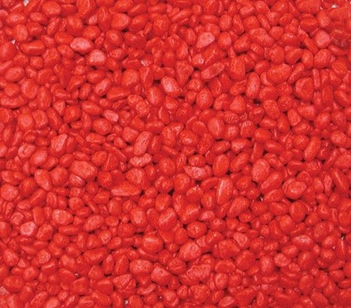 Aqua One Decorative Gravel Scarlet Red (10282R) - IWAquariums