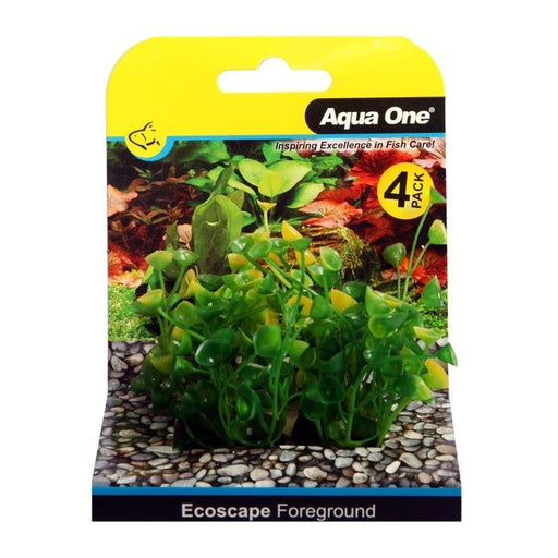 Aqua One Ecoscape Foreground Ogris Auribus 4pk Yellow 8cm (28359) - IWAquariums