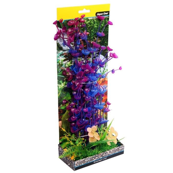 Aqua One Ecoscape Large Ogris Auribus Purple 30cm (28398) - IWAquariums