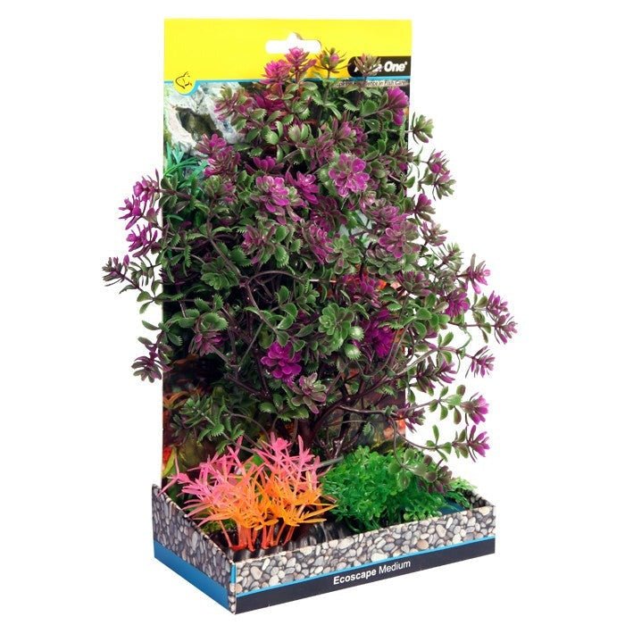 Aqua One Ecoscape Medium Catspaw Tree Purple 20cm (28387) - IWAquariums