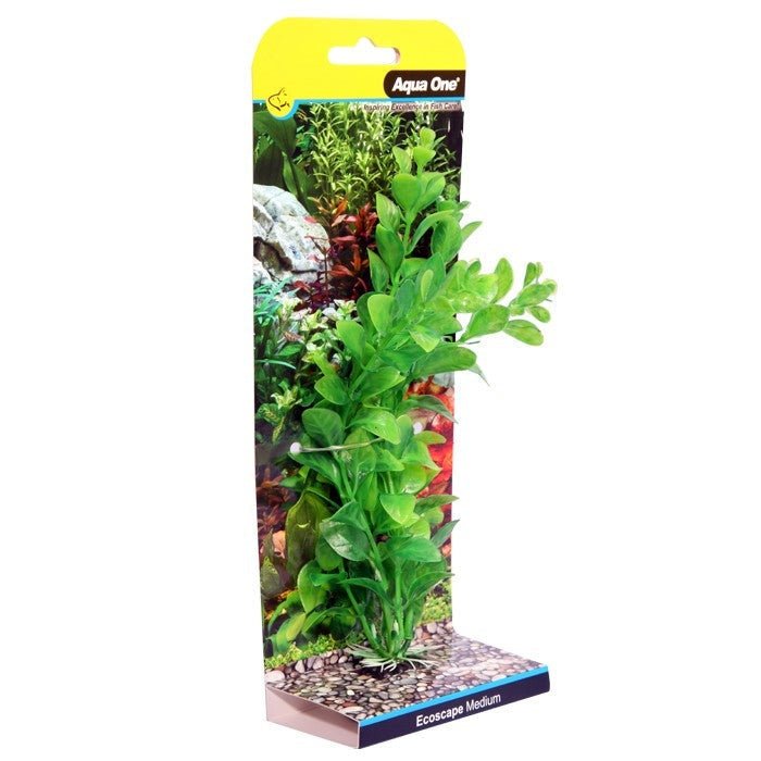 Aqua One Ecoscape Medium Poly Hygro Green 20cm (28396) - IWAquariums