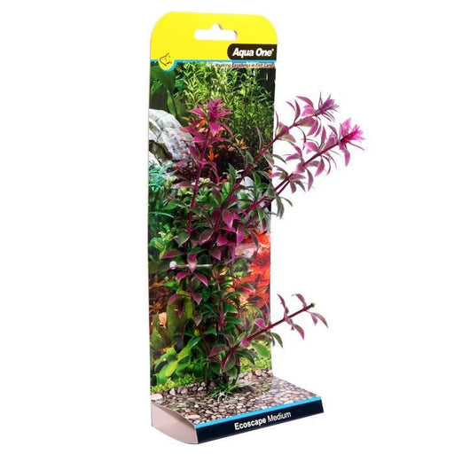 Aqua One Ecoscape Medium Rotala Red 20cm (28394) - IWAquariums