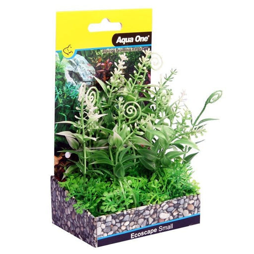 Aqua One Ecoscape Small Snow Swirl Green 10cm (28375) - IWAquariums