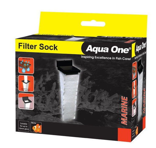 Aqua One Filter Sock and Holder (Suits up to 10mm glass) (50102) - IWAquariums