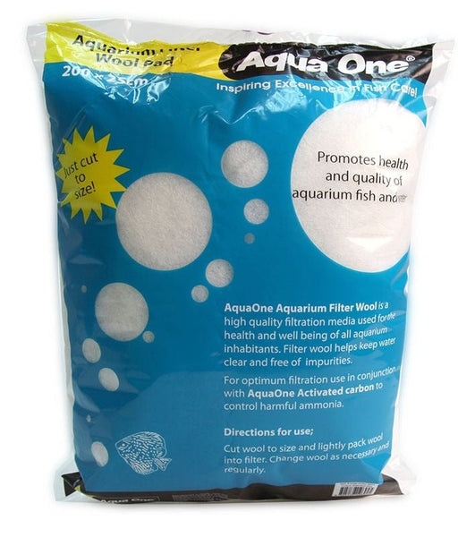 Aqua One Filter Wool Coarse 200x25cm Bag (10392) - IWAquariums