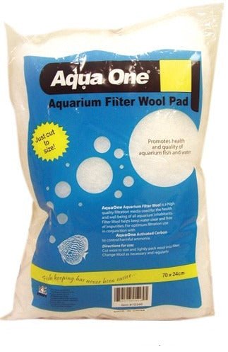 Aqua One Filter Wool Coarse 70x25cm Bag (10346) - IWAquariums