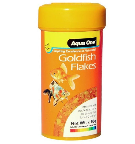 Aqua One Goldfish Flake Food 10g (11550) - IWAquariums