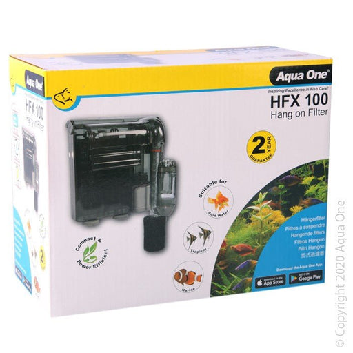 Aqua One HFX 100 Hang On Filter (29016) - IWAquariums