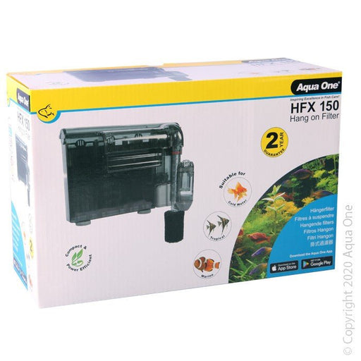 Aqua One HFX 150 Hang On Filter (29017) - IWAquariums