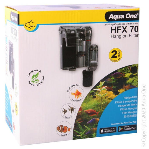 Aqua One HFX 70 Hang On Filter (29015) - IWAquariums