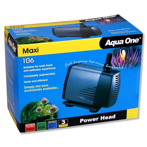 Aqua One Maxi 106 Powerhead 3200lh 3.5m (11326) - IWAquariums