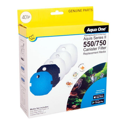 Aqua One Media Pack 401p Aquis 550 750 (25401p) - IWAquariums