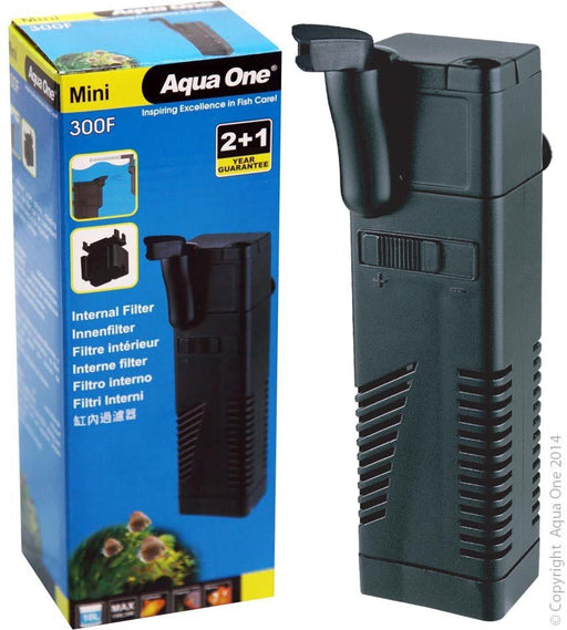 Aqua One Mini 300F Internal Filter 150lh 240v (11335) - IWAquariums