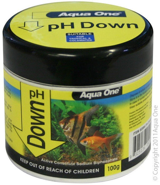 Aqua One Ph Down 100g (92084) - IWAquariums