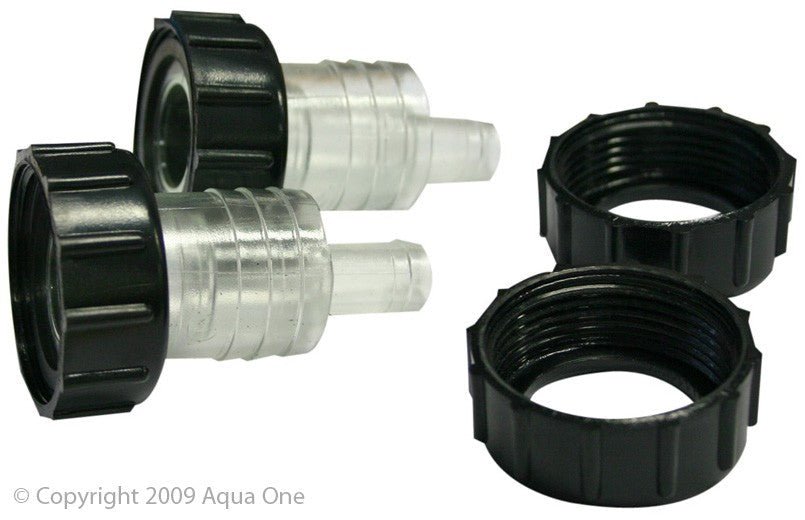 Aqua One Pondmaster UVC 9 To 36w Inlet Outlet Adaptor Set (11700) - IWAquariums