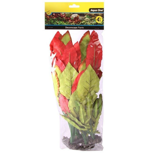 Aqua One Silk Plant 4pk Mix 4 (24244) - IWAquariums